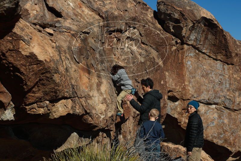 Bouldering in Hueco Tanks on 12/31/2018 with Blue Lizard Climbing and Yoga

Filename: SRM_20181231_1447400.jpg
Aperture: f/6.3
Shutter Speed: 1/500
Body: Canon EOS-1D Mark II
Lens: Canon EF 50mm f/1.8 II