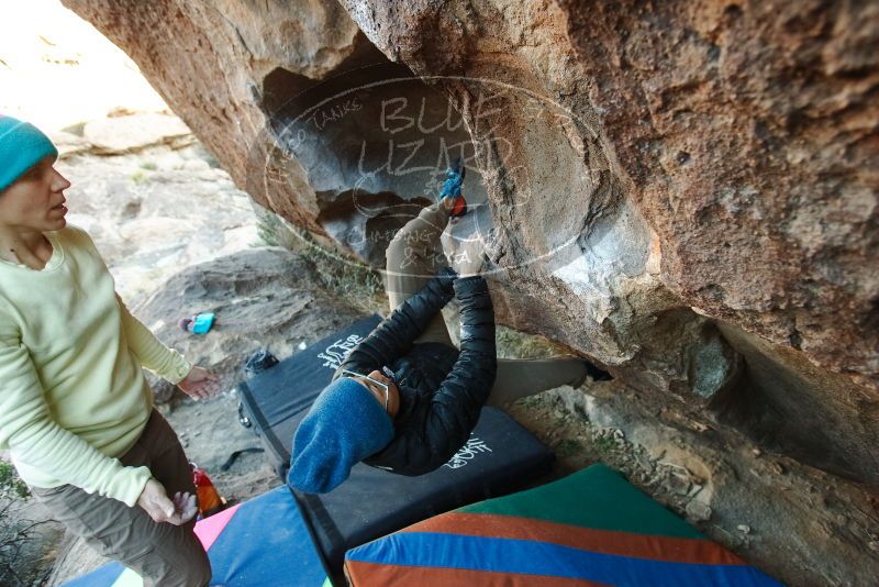 Bouldering in Hueco Tanks on 12/31/2018 with Blue Lizard Climbing and Yoga

Filename: SRM_20181231_1713040.jpg
Aperture: f/4.0
Shutter Speed: 1/200
Body: Canon EOS-1D Mark II
Lens: Canon EF 16-35mm f/2.8 L