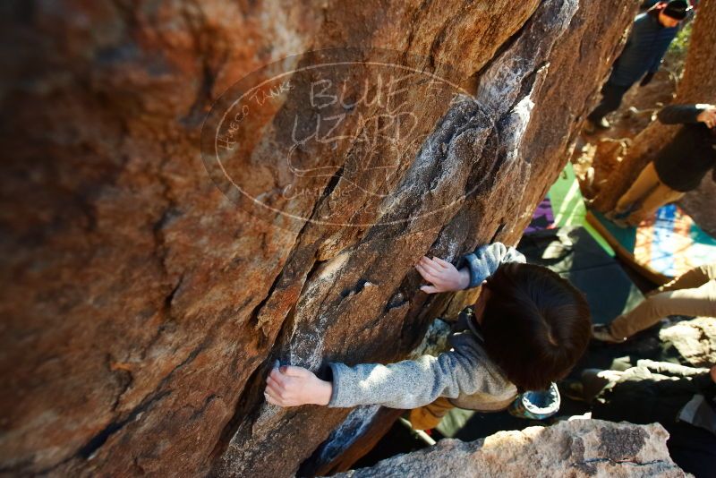 Bouldering in Hueco Tanks on 12/31/2018 with Blue Lizard Climbing and Yoga

Filename: SRM_20181231_1750070.jpg
Aperture: f/4.0
Shutter Speed: 1/160
Body: Canon EOS-1D Mark II
Lens: Canon EF 16-35mm f/2.8 L