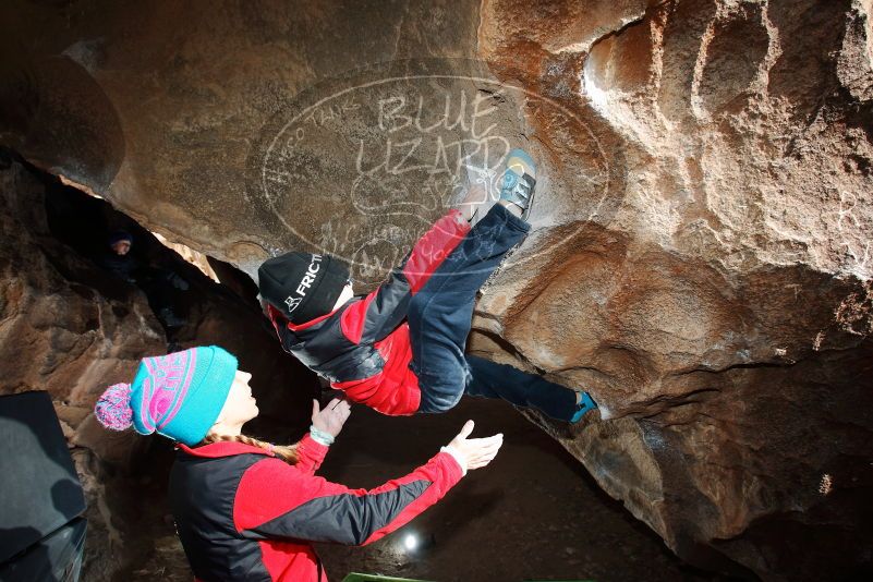 Bouldering in Hueco Tanks on 01/02/2019 with Blue Lizard Climbing and Yoga

Filename: SRM_20190102_1115260.jpg
Aperture: f/5.6
Shutter Speed: 1/250
Body: Canon EOS-1D Mark II
Lens: Canon EF 16-35mm f/2.8 L