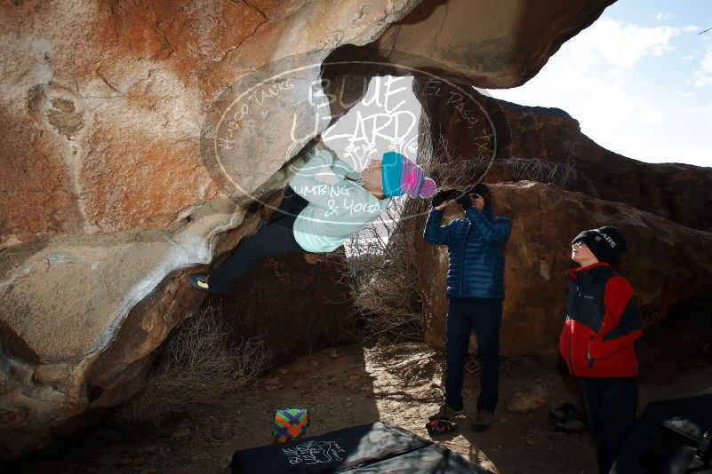 Bouldering in Hueco Tanks on 01/02/2019 with Blue Lizard Climbing and Yoga

Filename: SRM_20190102_1116450.jpg
Aperture: f/5.6
Shutter Speed: 1/250
Body: Canon EOS-1D Mark II
Lens: Canon EF 16-35mm f/2.8 L