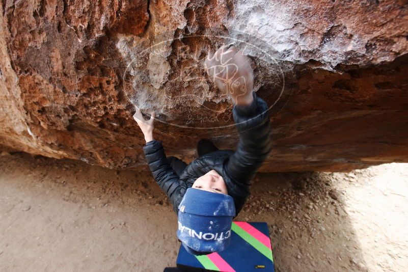 Bouldering in Hueco Tanks on 01/02/2019 with Blue Lizard Climbing and Yoga

Filename: SRM_20190102_1218150.jpg
Aperture: f/5.6
Shutter Speed: 1/200
Body: Canon EOS-1D Mark II
Lens: Canon EF 16-35mm f/2.8 L