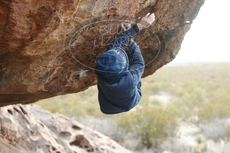 Bouldering in Hueco Tanks on 01/02/2019 with Blue Lizard Climbing and Yoga

Filename: SRM_20190102_1451210.jpg
Aperture: f/3.2
Shutter Speed: 1/400
Body: Canon EOS-1D Mark II
Lens: Canon EF 50mm f/1.8 II
