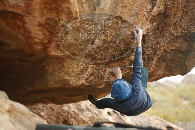 Bouldering in Hueco Tanks on 01/02/2019 with Blue Lizard Climbing and Yoga

Filename: SRM_20190102_1456390.jpg
Aperture: f/2.2
Shutter Speed: 1/400
Body: Canon EOS-1D Mark II
Lens: Canon EF 50mm f/1.8 II