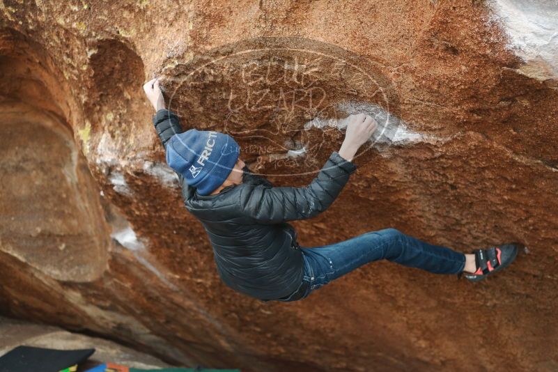 Bouldering in Hueco Tanks on 01/02/2019 with Blue Lizard Climbing and Yoga

Filename: SRM_20190102_1712220.jpg
Aperture: f/2.8
Shutter Speed: 1/250
Body: Canon EOS-1D Mark II
Lens: Canon EF 50mm f/1.8 II