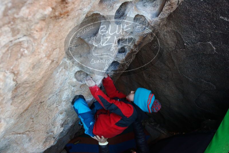 Bouldering in Hueco Tanks on 01/01/2019 with Blue Lizard Climbing and Yoga

Filename: SRM_20190101_1041220.jpg
Aperture: f/4.5
Shutter Speed: 1/200
Body: Canon EOS-1D Mark II
Lens: Canon EF 16-35mm f/2.8 L