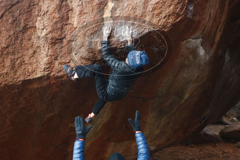 Bouldering in Hueco Tanks on 01/01/2019 with Blue Lizard Climbing and Yoga

Filename: SRM_20190101_1129500.jpg
Aperture: f/2.8
Shutter Speed: 1/250
Body: Canon EOS-1D Mark II
Lens: Canon EF 50mm f/1.8 II