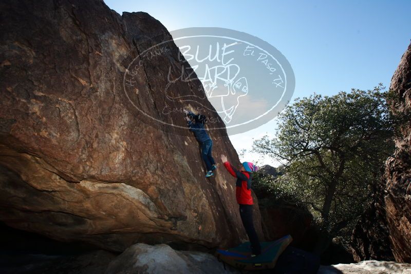 Bouldering in Hueco Tanks on 01/01/2019 with Blue Lizard Climbing and Yoga

Filename: SRM_20190101_1222310.jpg
Aperture: f/7.1
Shutter Speed: 1/250
Body: Canon EOS-1D Mark II
Lens: Canon EF 16-35mm f/2.8 L