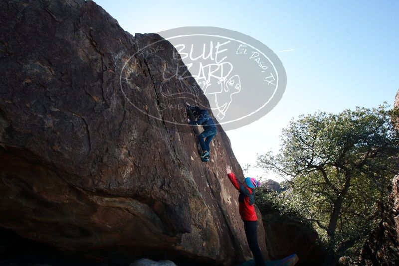 Bouldering in Hueco Tanks on 01/01/2019 with Blue Lizard Climbing and Yoga

Filename: SRM_20190101_1222510.jpg
Aperture: f/7.1
Shutter Speed: 1/250
Body: Canon EOS-1D Mark II
Lens: Canon EF 16-35mm f/2.8 L