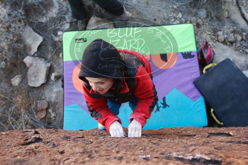 Bouldering in Hueco Tanks on 01/01/2019 with Blue Lizard Climbing and Yoga

Filename: SRM_20190101_1431380.jpg
Aperture: f/4.0
Shutter Speed: 1/250
Body: Canon EOS-1D Mark II
Lens: Canon EF 16-35mm f/2.8 L