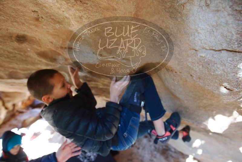 Bouldering in Hueco Tanks on 01/01/2019 with Blue Lizard Climbing and Yoga

Filename: SRM_20190101_1530580.jpg
Aperture: f/2.8
Shutter Speed: 1/200
Body: Canon EOS-1D Mark II
Lens: Canon EF 16-35mm f/2.8 L