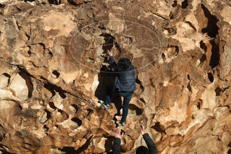 Bouldering in Hueco Tanks on 01/01/2019 with Blue Lizard Climbing and Yoga

Filename: SRM_20190101_1656460.jpg
Aperture: f/4.0
Shutter Speed: 1/640
Body: Canon EOS-1D Mark II
Lens: Canon EF 50mm f/1.8 II