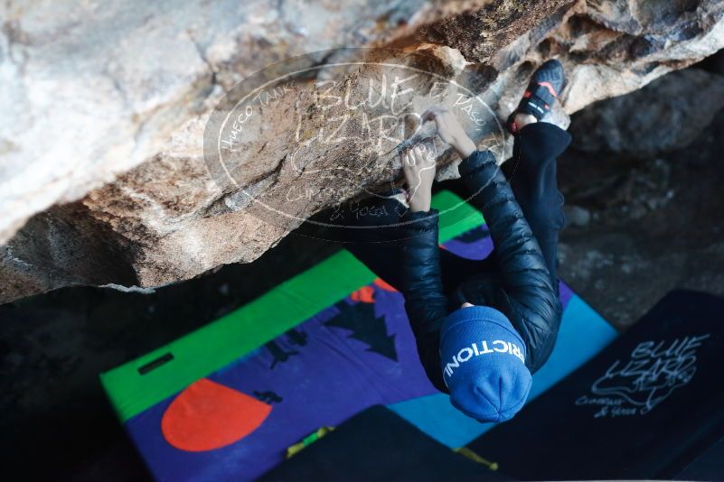 Bouldering in Hueco Tanks on 12/31/2018 with Blue Lizard Climbing and Yoga

Filename: SRM_20181231_1010100.jpg
Aperture: f/2.8
Shutter Speed: 1/250
Body: Canon EOS-1D Mark II
Lens: Canon EF 50mm f/1.8 II