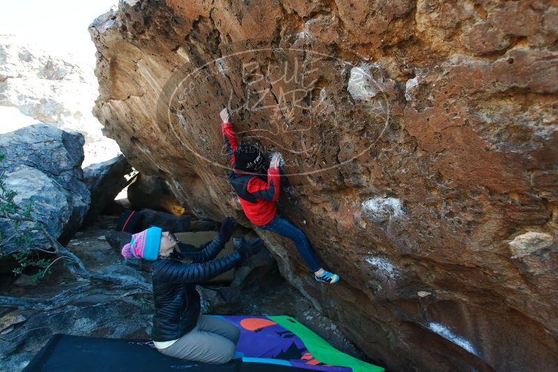 Bouldering in Hueco Tanks on 12/31/2018 with Blue Lizard Climbing and Yoga

Filename: SRM_20181231_1247530.jpg
Aperture: f/4.5
Shutter Speed: 1/250
Body: Canon EOS-1D Mark II
Lens: Canon EF 16-35mm f/2.8 L