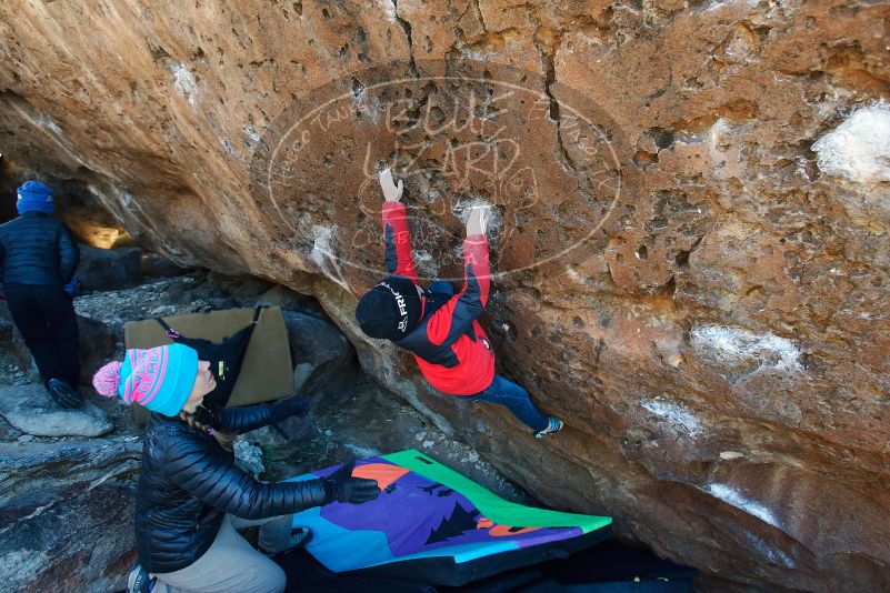 Bouldering in Hueco Tanks on 12/31/2018 with Blue Lizard Climbing and Yoga

Filename: SRM_20181231_1300240.jpg
Aperture: f/4.0
Shutter Speed: 1/200
Body: Canon EOS-1D Mark II
Lens: Canon EF 16-35mm f/2.8 L