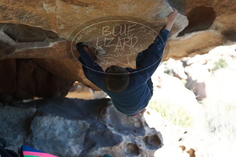 Bouldering in Hueco Tanks on 12/31/2018 with Blue Lizard Climbing and Yoga

Filename: SRM_20181231_1506540.jpg
Aperture: f/4.0
Shutter Speed: 1/320
Body: Canon EOS-1D Mark II
Lens: Canon EF 50mm f/1.8 II