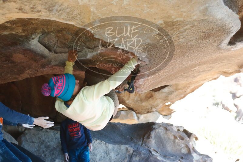 Bouldering in Hueco Tanks on 12/31/2018 with Blue Lizard Climbing and Yoga

Filename: SRM_20181231_1513340.jpg
Aperture: f/4.0
Shutter Speed: 1/320
Body: Canon EOS-1D Mark II
Lens: Canon EF 50mm f/1.8 II