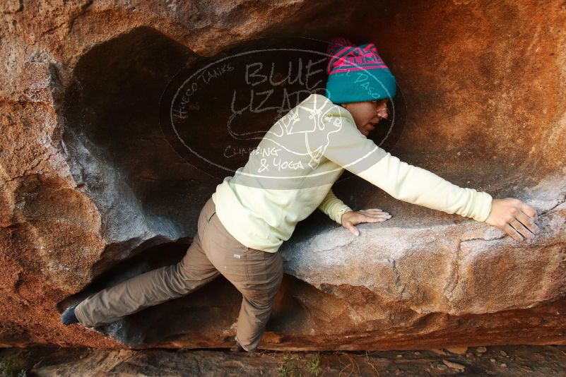 Bouldering in Hueco Tanks on 12/31/2018 with Blue Lizard Climbing and Yoga

Filename: SRM_20181231_1649220.jpg
Aperture: f/4.5
Shutter Speed: 1/250
Body: Canon EOS-1D Mark II
Lens: Canon EF 16-35mm f/2.8 L