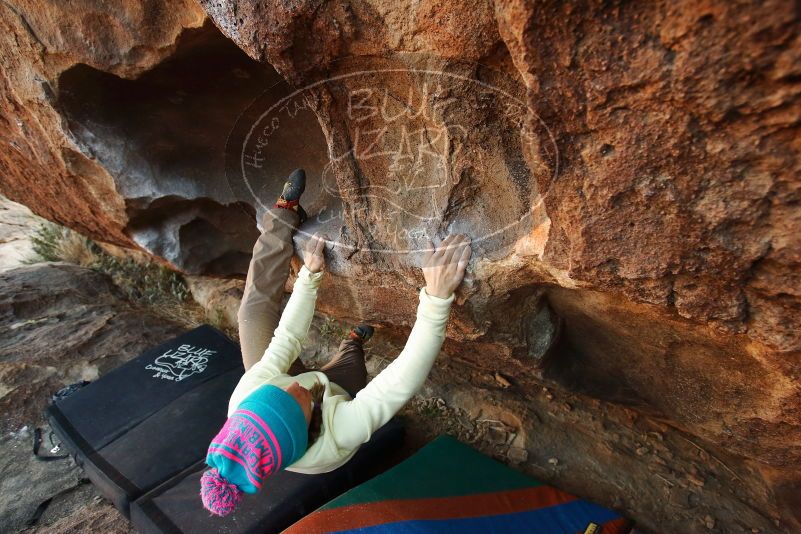 Bouldering in Hueco Tanks on 12/31/2018 with Blue Lizard Climbing and Yoga

Filename: SRM_20181231_1655520.jpg
Aperture: f/4.5
Shutter Speed: 1/250
Body: Canon EOS-1D Mark II
Lens: Canon EF 16-35mm f/2.8 L
