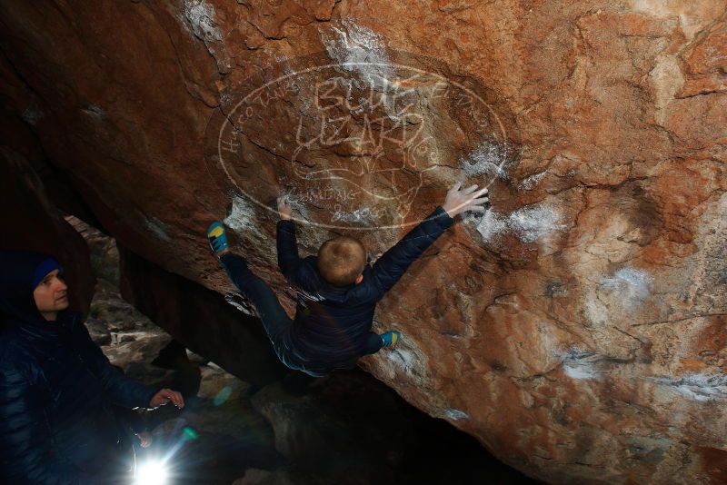 Bouldering in Hueco Tanks on 12/28/2018 with Blue Lizard Climbing and Yoga

Filename: SRM_20181228_1114450.jpg
Aperture: f/8.0
Shutter Speed: 1/250
Body: Canon EOS-1D Mark II
Lens: Canon EF 16-35mm f/2.8 L