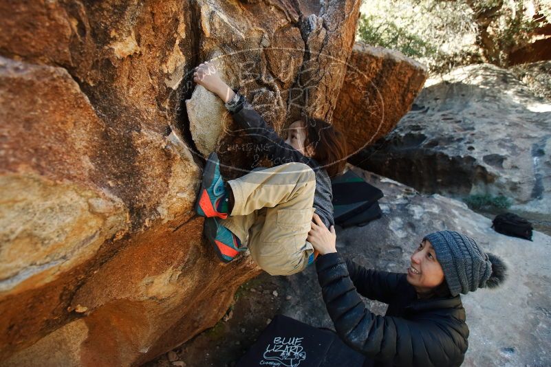 Bouldering in Hueco Tanks on 01/05/2019 with Blue Lizard Climbing and Yoga

Filename: SRM_20190105_1211300.jpg
Aperture: f/4.0
Shutter Speed: 1/200
Body: Canon EOS-1D Mark II
Lens: Canon EF 16-35mm f/2.8 L