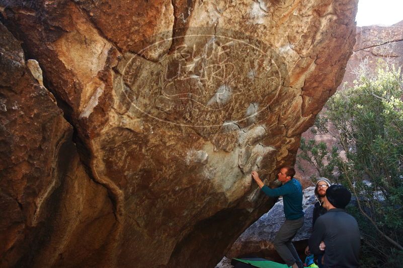 Bouldering in Hueco Tanks on 01/05/2019 with Blue Lizard Climbing and Yoga

Filename: SRM_20190105_1357591.jpg
Aperture: f/5.0
Shutter Speed: 1/250
Body: Canon EOS-1D Mark II
Lens: Canon EF 16-35mm f/2.8 L