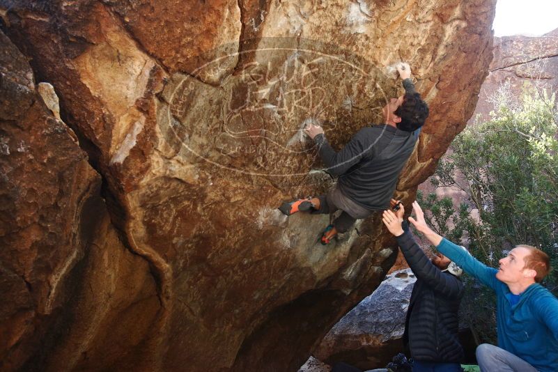 Bouldering in Hueco Tanks on 01/05/2019 with Blue Lizard Climbing and Yoga

Filename: SRM_20190105_1406300.jpg
Aperture: f/5.0
Shutter Speed: 1/250
Body: Canon EOS-1D Mark II
Lens: Canon EF 16-35mm f/2.8 L