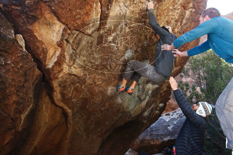 Bouldering in Hueco Tanks on 01/05/2019 with Blue Lizard Climbing and Yoga

Filename: SRM_20190105_1406350.jpg
Aperture: f/4.5
Shutter Speed: 1/250
Body: Canon EOS-1D Mark II
Lens: Canon EF 16-35mm f/2.8 L