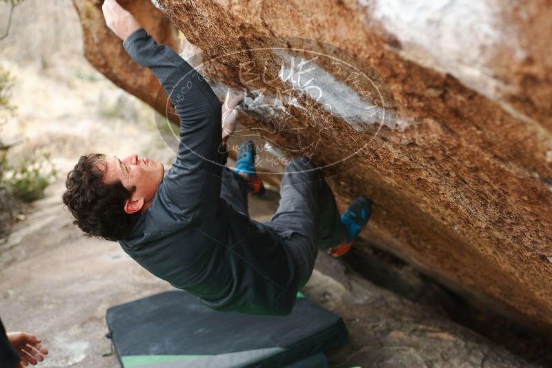 Bouldering in Hueco Tanks on 01/06/2019 with Blue Lizard Climbing and Yoga

Filename: SRM_20190106_1310330.jpg
Aperture: f/2.8
Shutter Speed: 1/400
Body: Canon EOS-1D Mark II
Lens: Canon EF 50mm f/1.8 II