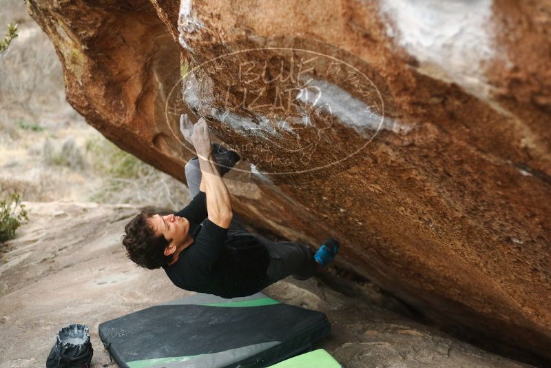 Bouldering in Hueco Tanks on 01/06/2019 with Blue Lizard Climbing and Yoga

Filename: SRM_20190106_1328290.jpg
Aperture: f/2.5
Shutter Speed: 1/320
Body: Canon EOS-1D Mark II
Lens: Canon EF 50mm f/1.8 II