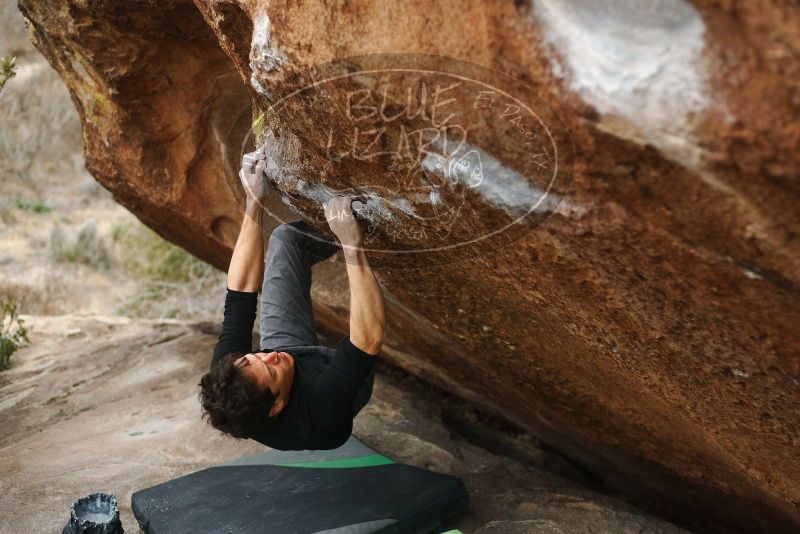 Bouldering in Hueco Tanks on 01/06/2019 with Blue Lizard Climbing and Yoga

Filename: SRM_20190106_1328310.jpg
Aperture: f/2.5
Shutter Speed: 1/320
Body: Canon EOS-1D Mark II
Lens: Canon EF 50mm f/1.8 II