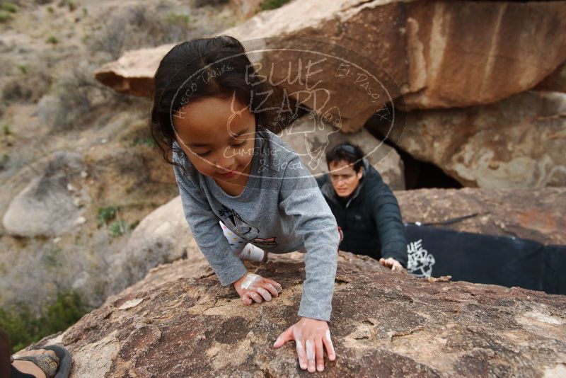 Bouldering in Hueco Tanks on 01/06/2019 with Blue Lizard Climbing and Yoga

Filename: SRM_20190106_1500430.jpg
Aperture: f/4.0
Shutter Speed: 1/500
Body: Canon EOS-1D Mark II
Lens: Canon EF 16-35mm f/2.8 L