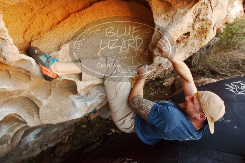 Bouldering in Hueco Tanks on 01/12/2019 with Blue Lizard Climbing and Yoga

Filename: SRM_20190112_1104330.jpg
Aperture: f/5.6
Shutter Speed: 1/200
Body: Canon EOS-1D Mark II
Lens: Canon EF 16-35mm f/2.8 L