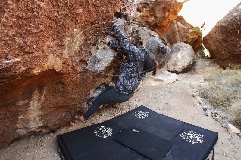 Bouldering in Hueco Tanks on 01/13/2019 with Blue Lizard Climbing and Yoga

Filename: SRM_20190113_1027520.jpg
Aperture: f/5.6
Shutter Speed: 1/60
Body: Canon EOS-1D Mark II
Lens: Canon EF 16-35mm f/2.8 L