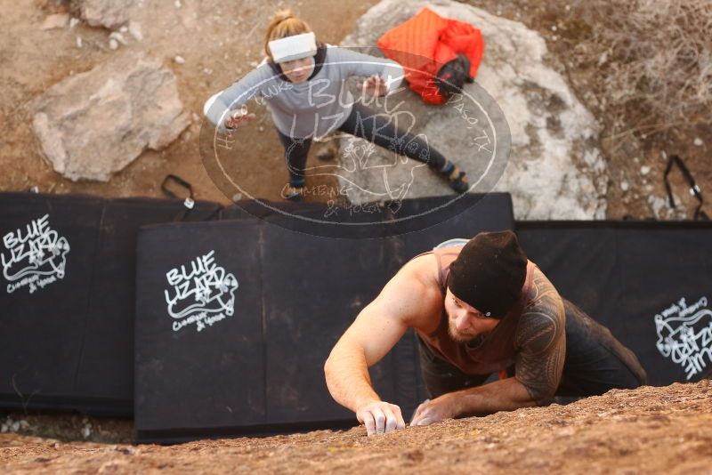 Bouldering in Hueco Tanks on 01/13/2019 with Blue Lizard Climbing and Yoga

Filename: SRM_20190113_1306530.jpg
Aperture: f/4.0
Shutter Speed: 1/320
Body: Canon EOS-1D Mark II
Lens: Canon EF 50mm f/1.8 II