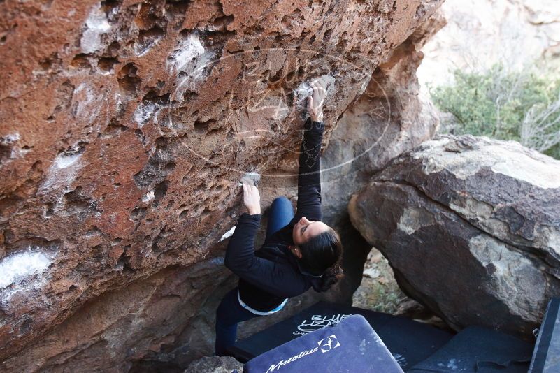 Bouldering in Hueco Tanks on 01/14/2019 with Blue Lizard Climbing and Yoga

Filename: SRM_20190114_1015540.jpg
Aperture: f/3.5
Shutter Speed: 1/160
Body: Canon EOS-1D Mark II
Lens: Canon EF 16-35mm f/2.8 L