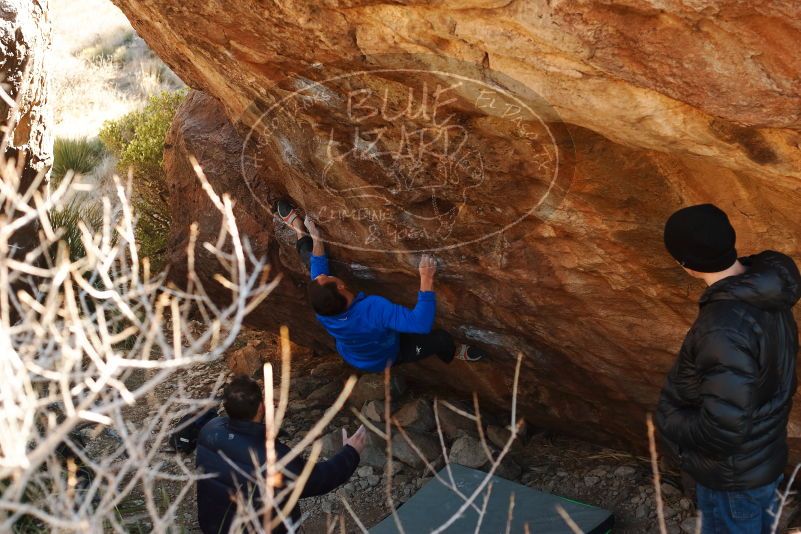 Bouldering in Hueco Tanks on 01/14/2019 with Blue Lizard Climbing and Yoga

Filename: SRM_20190114_1122420.jpg
Aperture: f/4.0
Shutter Speed: 1/250
Body: Canon EOS-1D Mark II
Lens: Canon EF 50mm f/1.8 II
