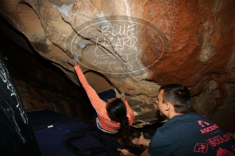 Bouldering in Hueco Tanks on 01/14/2019 with Blue Lizard Climbing and Yoga

Filename: SRM_20190114_1309100.jpg
Aperture: f/8.0
Shutter Speed: 1/250
Body: Canon EOS-1D Mark II
Lens: Canon EF 16-35mm f/2.8 L