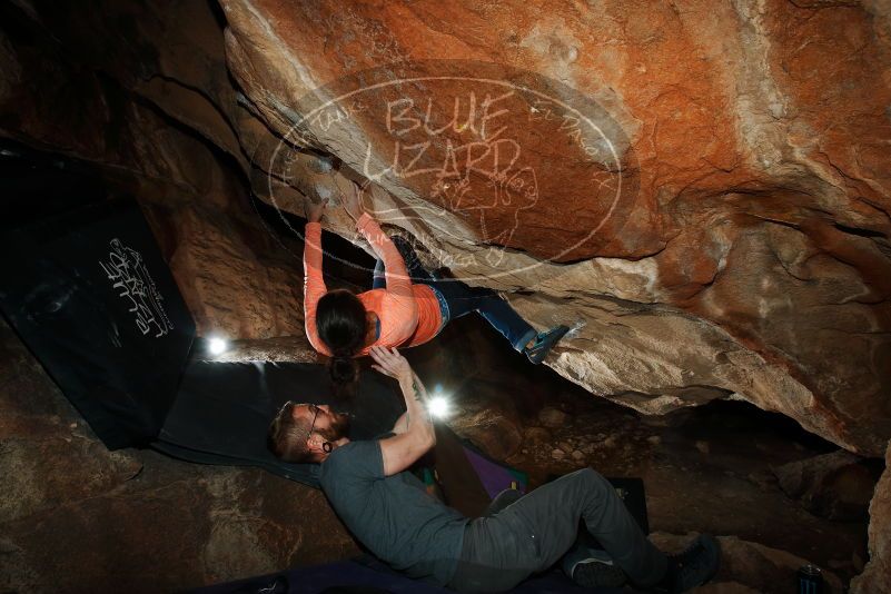 Bouldering in Hueco Tanks on 01/14/2019 with Blue Lizard Climbing and Yoga

Filename: SRM_20190114_1331140.jpg
Aperture: f/8.0
Shutter Speed: 1/250
Body: Canon EOS-1D Mark II
Lens: Canon EF 16-35mm f/2.8 L