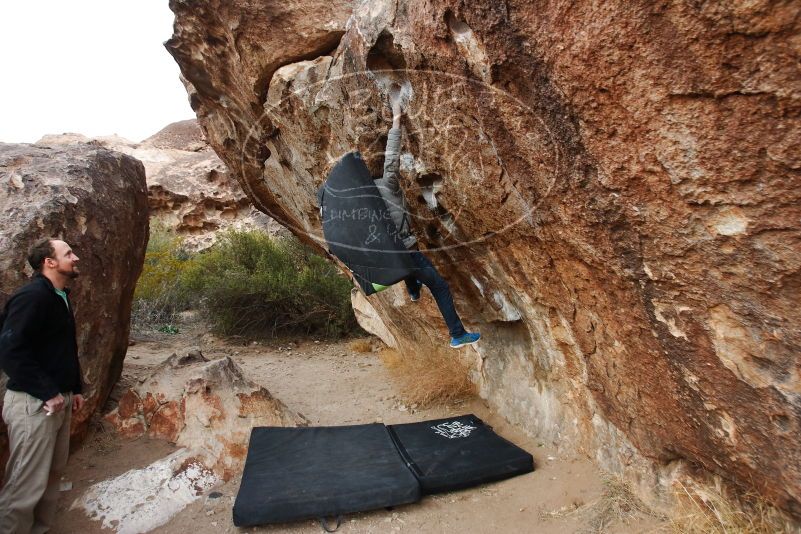 Bouldering in Hueco Tanks on 01/14/2019 with Blue Lizard Climbing and Yoga

Filename: SRM_20190114_1739100.jpg
Aperture: f/5.0
Shutter Speed: 1/200
Body: Canon EOS-1D Mark II
Lens: Canon EF 16-35mm f/2.8 L