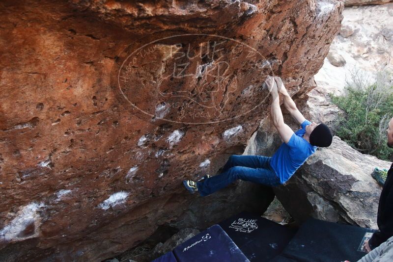 Bouldering in Hueco Tanks on 01/14/2019 with Blue Lizard Climbing and Yoga

Filename: SRM_20190114_1024360.jpg
Aperture: f/5.0
Shutter Speed: 1/160
Body: Canon EOS-1D Mark II
Lens: Canon EF 16-35mm f/2.8 L