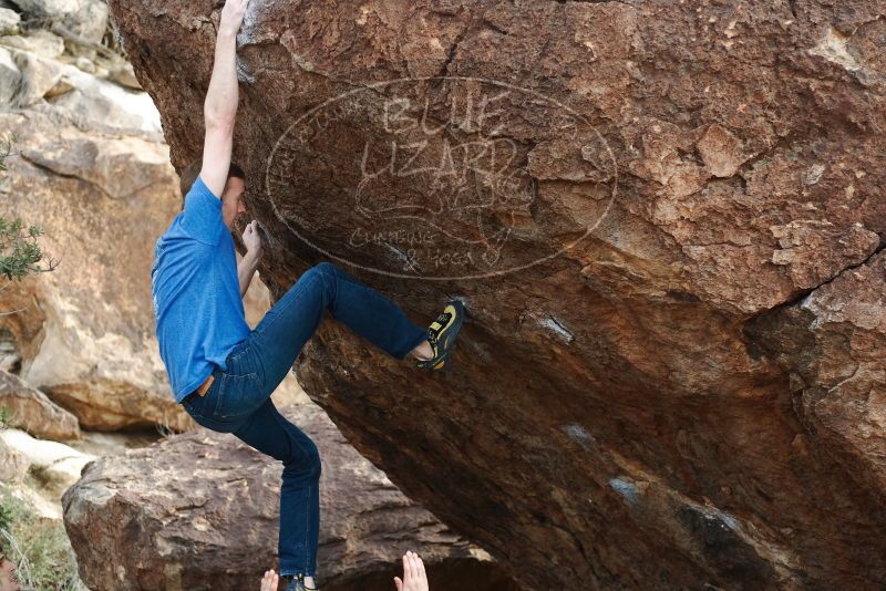 Bouldering in Hueco Tanks on 01/14/2019 with Blue Lizard Climbing and Yoga

Filename: SRM_20190114_1647430.jpg
Aperture: f/2.8
Shutter Speed: 1/320
Body: Canon EOS-1D Mark II
Lens: Canon EF 50mm f/1.8 II