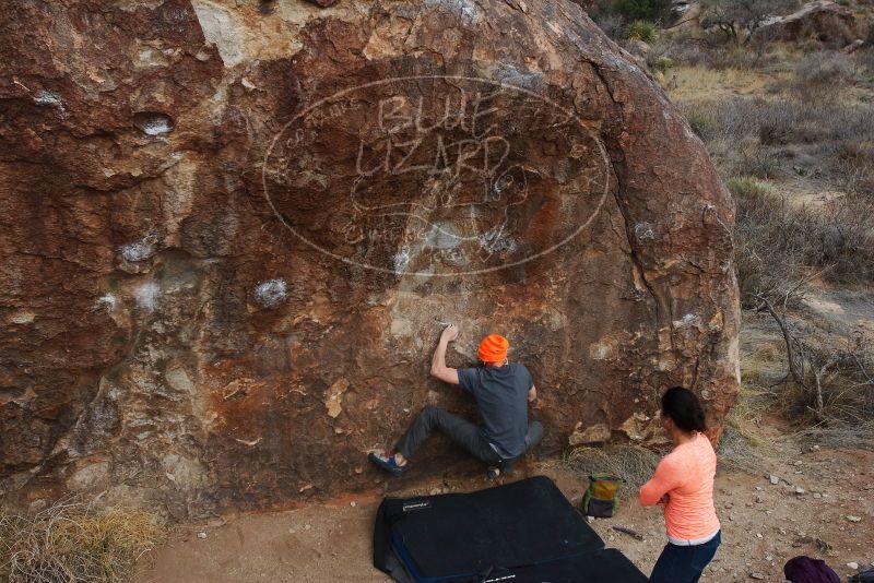Bouldering in Hueco Tanks on 01/14/2019 with Blue Lizard Climbing and Yoga

Filename: SRM_20190114_1750170.jpg
Aperture: f/6.3
Shutter Speed: 1/250
Body: Canon EOS-1D Mark II
Lens: Canon EF 16-35mm f/2.8 L