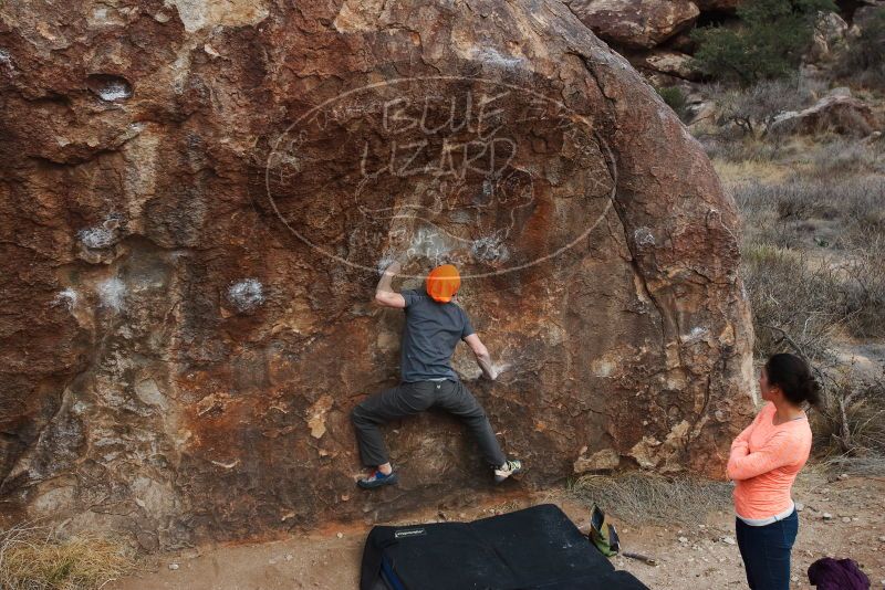 Bouldering in Hueco Tanks on 01/14/2019 with Blue Lizard Climbing and Yoga

Filename: SRM_20190114_1751510.jpg
Aperture: f/5.6
Shutter Speed: 1/250
Body: Canon EOS-1D Mark II
Lens: Canon EF 16-35mm f/2.8 L