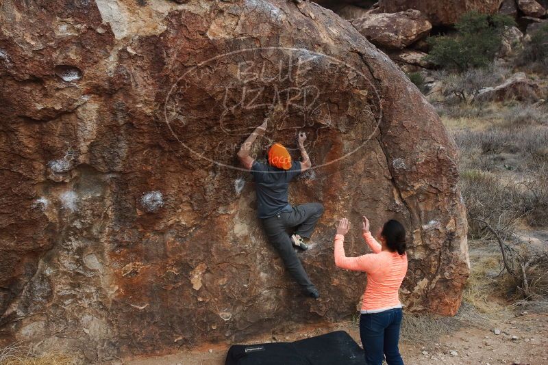 Bouldering in Hueco Tanks on 01/14/2019 with Blue Lizard Climbing and Yoga

Filename: SRM_20190114_1752020.jpg
Aperture: f/5.6
Shutter Speed: 1/250
Body: Canon EOS-1D Mark II
Lens: Canon EF 16-35mm f/2.8 L