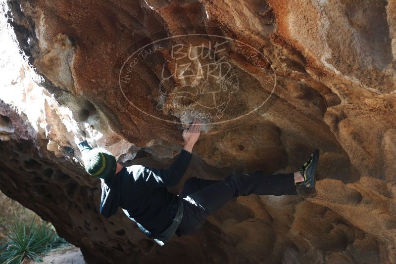 Bouldering in Hueco Tanks on 01/18/2019 with Blue Lizard Climbing and Yoga

Filename: SRM_20190118_1310020.jpg
Aperture: f/2.8
Shutter Speed: 1/250
Body: Canon EOS-1D Mark II
Lens: Canon EF 50mm f/1.8 II