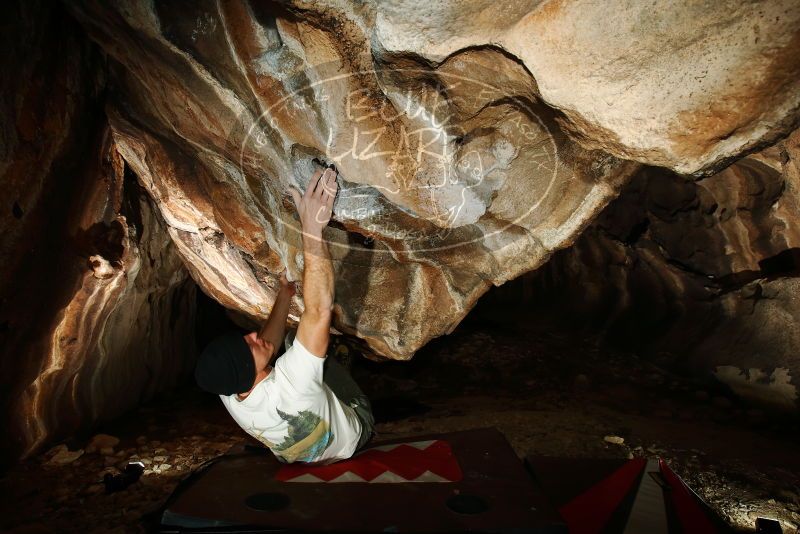 Bouldering in Hueco Tanks on 01/18/2019 with Blue Lizard Climbing and Yoga

Filename: SRM_20190118_1433450.jpg
Aperture: f/8.0
Shutter Speed: 1/250
Body: Canon EOS-1D Mark II
Lens: Canon EF 16-35mm f/2.8 L