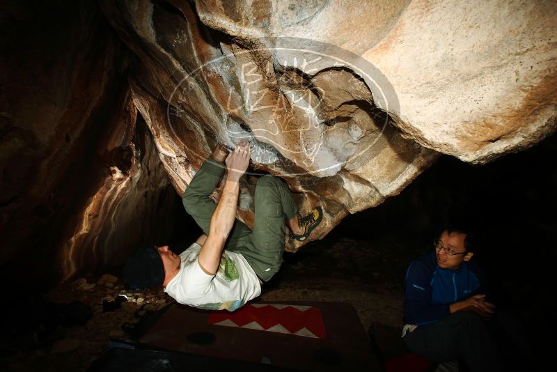 Bouldering in Hueco Tanks on 01/18/2019 with Blue Lizard Climbing and Yoga

Filename: SRM_20190118_1505120.jpg
Aperture: f/8.0
Shutter Speed: 1/250
Body: Canon EOS-1D Mark II
Lens: Canon EF 16-35mm f/2.8 L
