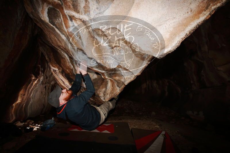 Bouldering in Hueco Tanks on 01/18/2019 with Blue Lizard Climbing and Yoga

Filename: SRM_20190118_1409200.jpg
Aperture: f/8.0
Shutter Speed: 1/250
Body: Canon EOS-1D Mark II
Lens: Canon EF 16-35mm f/2.8 L