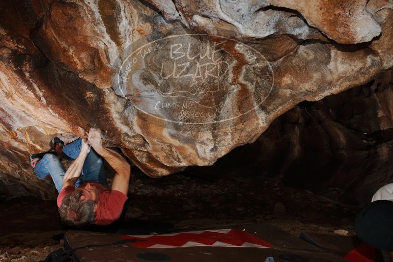 Bouldering in Hueco Tanks on 01/18/2019 with Blue Lizard Climbing and Yoga

Filename: SRM_20190118_1413470.jpg
Aperture: f/8.0
Shutter Speed: 1/250
Body: Canon EOS-1D Mark II
Lens: Canon EF 16-35mm f/2.8 L